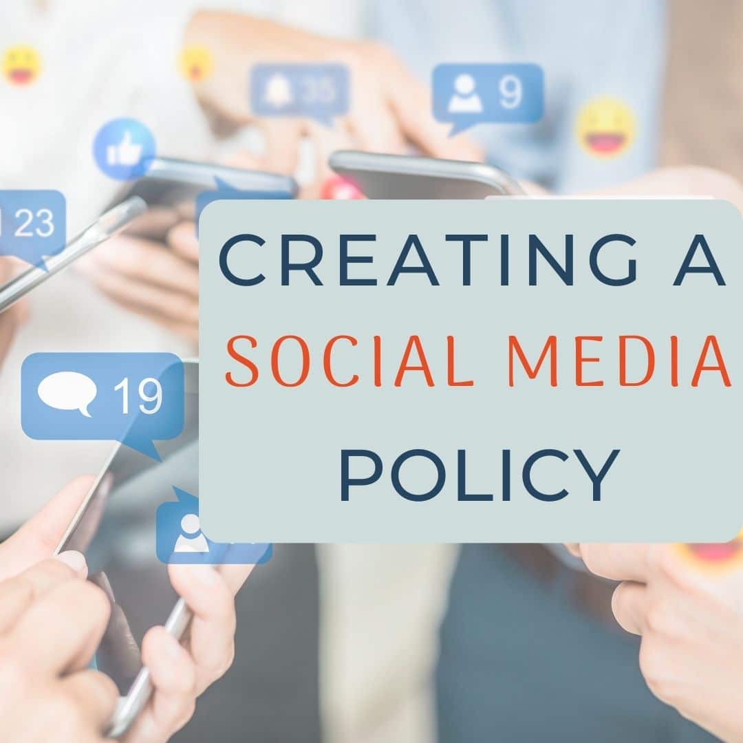 how to create a social media policy